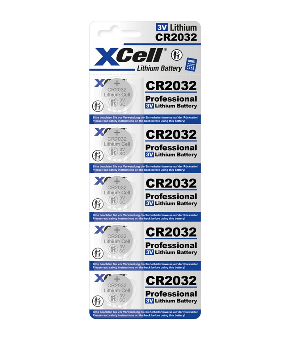 CR2032 Knopfzellen 5er pack