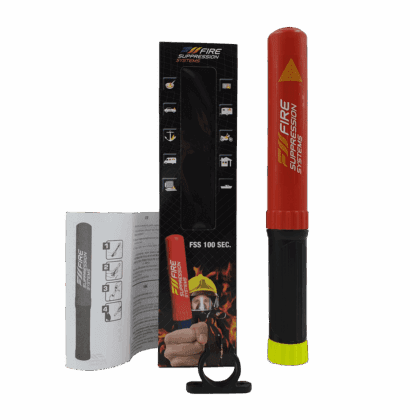 Feuerlöscher von FSS 100 Sekunden inklusive Verpackung