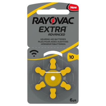 Rayovac Extra Advanced 10 PR70 Hörgerätebatterie 6er Blister