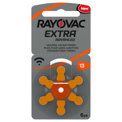 Rayovac Extra Advanced 13 PR48 Hörgerätebatterie 6er Blister