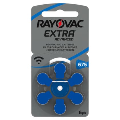 Rayovac Extra Advanced 675 PR44 Hörgerätebatterie 6er Blister